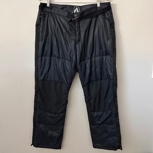 Eddie Bauer First Ascent Snow Pants Womens XL Black Mountaineering Insulated Ski